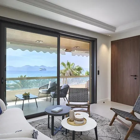 Appartement La Reale 2 Beds Croisette Beaches Sea View Parking Free