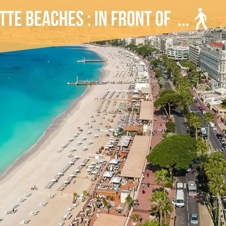 La Reale 2 Beds Croisette Beaches Sea View Parking Free * Cannes