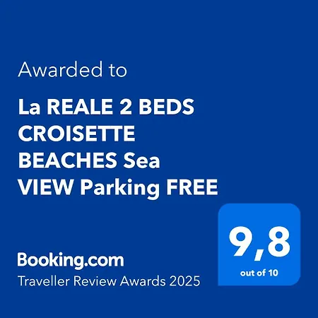 La Reale 2 Beds Croisette Beaches Sea View Parking Free *